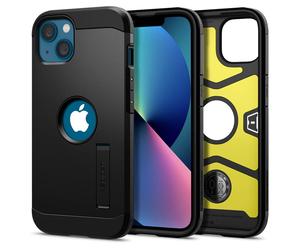 Spigen Tough Armor Extreme Protection Tech] Designed for iPhone 13 case (2021) - Black