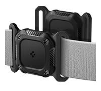 Spigen Tough Armor IP Waterproof Cover Compatible with AirTag 2/1 (2026/2021) Holder for Dog Collars Pet Loop Holder - Black