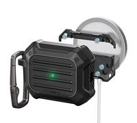 Spigen Tough Armor MagFit Case Compatible with AirPods Pro 2 (2023/2022) - Black