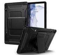 Spigen Tough Armor Pro, Designed for Samsung Galaxy Tab S7 Plus, Case with Pen Holder (2020), Black
