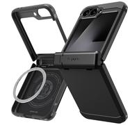 Spigen Tough Armor Pro MagFit Case for Samsung Galaxy Z Flip 7 FE/Z Flip 6, Compatible with MagSafe Accessories - Black