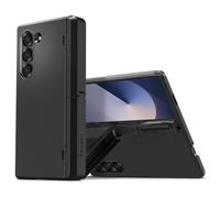 Spigen Tough Armor Pro P Case Compatible with Samsung Galaxy Z Fold 6 - Black [Hinge Protection] [Built-in S-Pen Holder]
