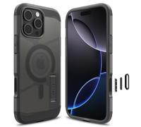 Spigen Tough Armor T (AI) MagFit Case for iPhone 16 Pro Max [Camera Control Button Covered] [MagSafe Compatible] [Military Grade Drop Protection] - Frost Black