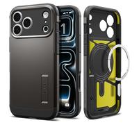 Spigen Tough Armor T MagFit Case for iPhone 17 Pro Max (2025), Compatible with MagSafe Accessories [Camera Control Covered] [Built-in Kickstand] [Military-Grade Drop Protection] - Gunmetal