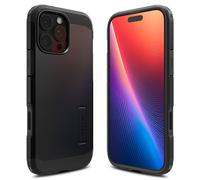 Spigen Tough Armor T (AI) MagFit Case for iPhone 16 Pro Max [Camera Control Button Covered] [MagSafe Compatible] [Military Grade Drop Protection] - Black