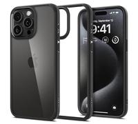 Spigen Ultra Hybrid Case Compatible with iPhone 15 Pro Max - Matte Black