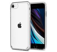 Spigen Ultra Hybrid, Designed for iPhone SE 2020 Case/iPhone 8/7 Case Clear Hard Back Flexible Bumper with Shockproof Air Cushion - Crystal Clear