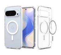 Spigen Ultra Hybrid MagFit Case for Google Pixel 10 Pro XL, Compatible with Pixelsnap and MagSafe [2025 New Feature] - Clear White