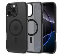 Spigen Ultra Hybrid MagFit Case for iPhone 16 Pro, Compatible with MagSafe Accessories [Anti-Yellowing] [Military-Grade Drop Protection] - Frost Black