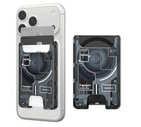 Spigen Ultra Hybrid MagFit Wallet for MagSafe & Pixelsnap | Unique teardown design magnetic wallet with premium PC shell, easy card access and 3-card storage - ZeroOne Black