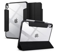 Spigen Ultra Hybrid Pro Designed for iPad 109 inch case iPad 10th generation case (2022) with clear Transparent Back and Pencil Holder - Black