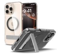 Spigen Ultra Hybrid S MagFit Case for iPhone 16 Pro Max [Built-in Kickstand] [MagSafe Compatible] - Graphite