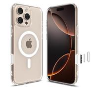 Spigen Ultra Hybrid T MagFit Case for iPhone 16 Pro - Clear White