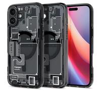 Spigen Ultra Hybrid Zero One MagFit Case for iPhone 16 Plus [MagSafe Compatible] [Military-Grade Drop Protection] - Black