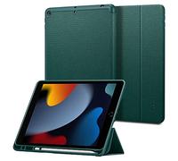 Spigen Urban Fit Compatible with iPad 10.2 Inch Case with Auto Wake/Sleep With iPad 9th Generation (2021) / iPad 8th Generation (2020) / iPad 7th Generation (2019) - Midnight Green