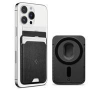 Spigen Urban Fit MagFit Magnetic MagSafe Wallet Card Holder Compatible with iPhone 16/15/14/13/12 Series and PixelSnap Cases for Pixel 10 Series - Black