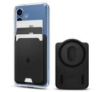 Spigen Urban Fit MagFit Magnetic Wallet Card Holder 3-Cards Compatible with Samsung Galaxy S25, S25 Ultra, S25 Plus, S25 Edge and Z Fold 7 - Black