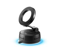 Spigen VacuumLock Magnetic MagSafe Car Phone Mount Holder 3-Way Adjustable 360° Rotating Strong Cradle Compatible with iPhone 17 16 15 14 13 12 Pixelsnap Pixel 10 Pro XL Fold - Dashboard/Windscreen