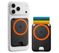 Spigen Valentinus MagFit+ Magnetic MagSafe Wallet Card Holder 5-Cards Compatible with iPhone 17/16/15/14/13/12 Series, PixelSnap Cases for Pixel 10 Series and MagSafe Accessories - Black