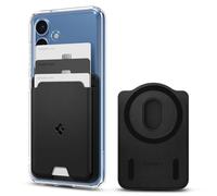Spigen Valentinus MagFit Magnetic Wallet Card Holder 3-Cards Compatible with Samsung Galaxy S25, S25 Ultra, S25 Plus, S25 Edge and Z Fold 7 - Black