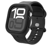 Spigen Vault Pro Case with Strap for Apple Watch 11/10 46mm | Unibody case with strap, refined textured design, daily protection and comfort for 2026/2025 models - Matte Black