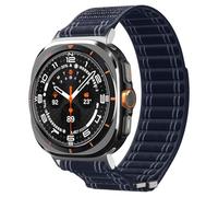 Spigen WBF0 Strap for Samsung Galaxy Watch Ultra 2/1 47mm | Breathable nylon sport strap with hook-and-loop closure for training and daily wear for 2026~2024 models
