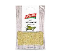 Spigol - Garlic Semolina - Fragrance Your Dishes - Resealable Herbs - 100% Natural - 1 Bag of 90 g