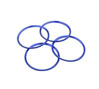Spigot Rings Car Wheel Center Caps Hub Rings Tire Decoration Cover Trims(Blue)