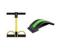 Spike Back Stretcher and Spike Tummy Trimmer Combo with Magnetic Acupressure Points for Back Pain Relief, Back Pain Relief, Multiple Levels Lumbar Area, Back Support for Men and Women