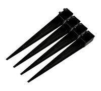 Spike Bolt Grip Fence Support 4" x4 (100MM Post Timber Drive in Holder Like Metpost)