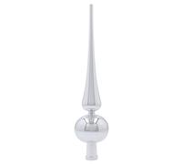 Spike, Christmas tree top, Christmas peak decoration 30 cm (Silver)