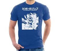 Spike Down The Barrel Cowboy Bebop Men's T-Shirt Royal Blue