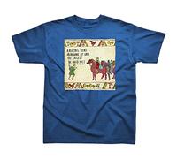 SPIKE Hysterical Histories Licensed 100% Cotton T-Shirt with 'PPI' Funny Slogan Printed on The Front. Available in Sizes Small, Medium, Large, XL and XXL (XXL) Heather Royal