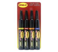 Spike-It Dye Marker Set, Garlic Chartreuse/Red/Orange/Blue | Pen-style applicator makes quick, precise color touch-ups to any lure on the go