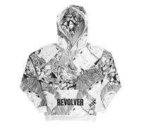 Spike Leisurewear The Beatles Revolver All-Over Print Pull Over Hoodie