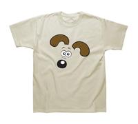 Spike Leisurewear Wallace & Gromit 'Gromit' T-Shirt (UK, Alpha, XXL, Regular, Regular, Natural)