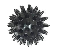 Spike Massage Ball Exercise Foot Massage Ball for Back Hand Palms Feet Soles Black, 6cm