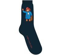 SPIKE Paddington Bear Ankle Socks Repeat Official Mens Black (UK SIZE 7-11) One Size