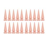 SPIKE RIVET CONE ROSE GOLD CLOTHING DECORATION SET KIT 20PCS FOR BAG