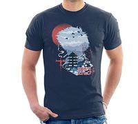 Spike Spiegel Ukiyo E Cowboy Bebop Men's T-Shirt Navy Blue