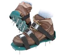 Spike Ventilation Shoes - Gardening Grass Tools, Outdoor Lawn Trainer | Deep Root Penetration Soles, Easy Strap Walk Design for Soil Health for Landscaping Use