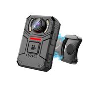 SPIKECAM 4K Body Camera with Audio and Video and Magnet Mount, 160° Wide Angle, 2" IPS Screen, Ultra-Slim Bodycam Camera with Sound and Night Vision, External Storage for Security, Police 64GB