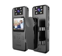 SPIKECAM Real WiFi Body Cameras with Audio and Video 4K, Clip on Bodycam Camera with Sound and Night Vision, Small Wearable Magnetic Body Cam for Runners, Horse riding, Law Enforcement