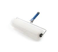 Spiked Aerator Roller for Self-Leveling Concrete, Flooring, Screeding, and Latex, Rolling Attachment Removes Air Bubbles for a Smooth Floor Finish, 500 mm Wide and 40mm Spike Length