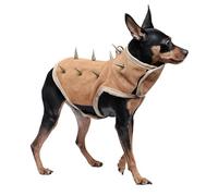 Spiked Dog Jacket | Adjustable Clothes Puppies, Anti-bite Dog Jacket Removable Spikes | For Hiking, Walking, Hunting, Safety In Nature And In The City