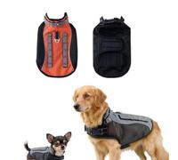 Spiked Dog Vest & Harness for Small Dogs, Coyote Hawk Predator Attack Protection, Adjustable Straps Lightweight Breathable Outdoor Safety Gear (B, XS)