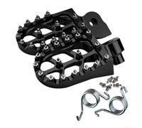 Spiked Grip Foot Rests CNC Aluminum For Motocross(Black)