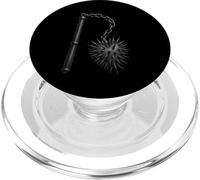 Spiked Heart Flail - Dark Aesthetic Medieval Chain Weapon Ar PopSockets PopGrip for MagSafe