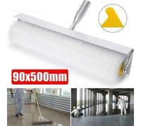 Spiked Roller Aeration Tool, Self Levelling Screed Flooring Roller With 21mm Spikes, 500 X 90 mm