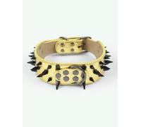 Spiked Studded Rivet PU Leather Dog Anti-Bite Collar Adjustable Pet Collars Puppy Neck Strap